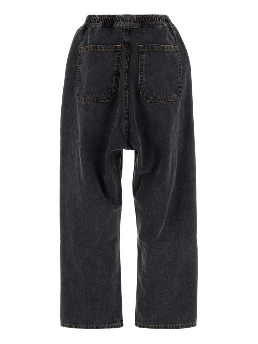 logo embroidered jeans - 2