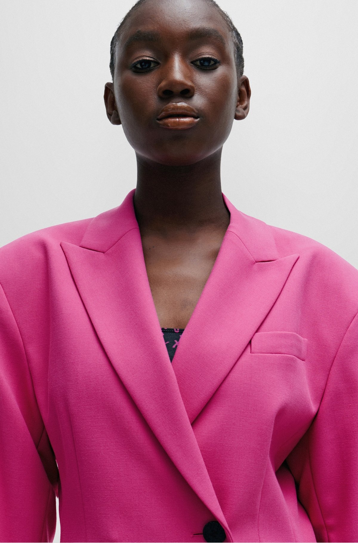 REGULAR-FIT JACKET WITH OFF-CENTER CLOSURE - 5