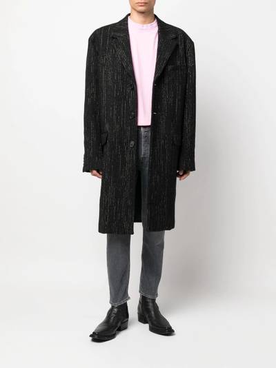 Acne Studios single-breasted coat outlook