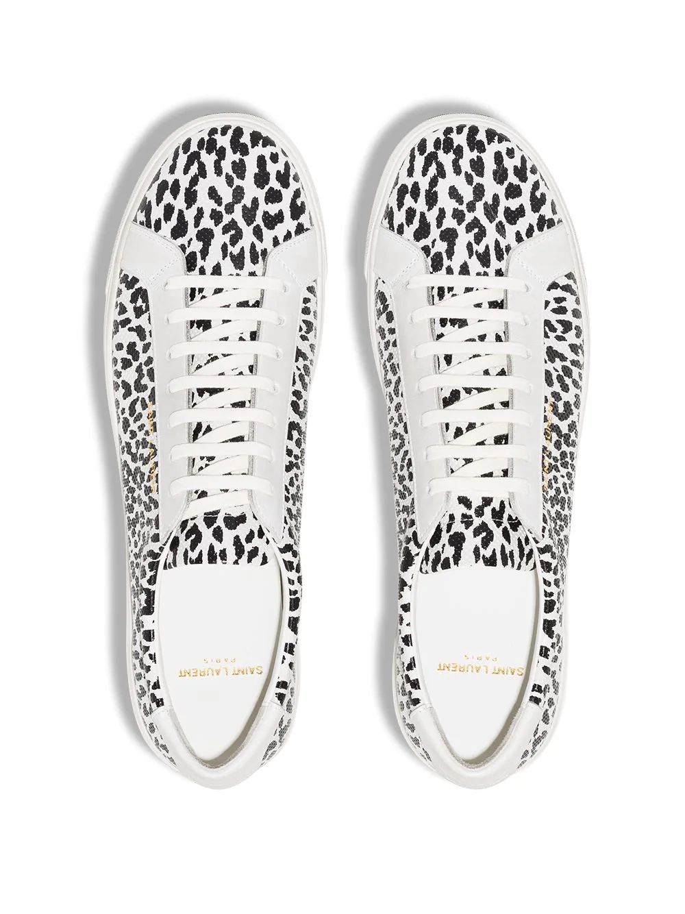 Andy leopard-print low-top sneakers - 4