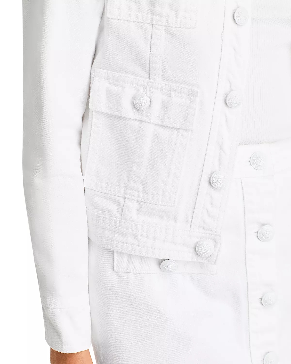 Kris Button Front Mini Skirt - 6