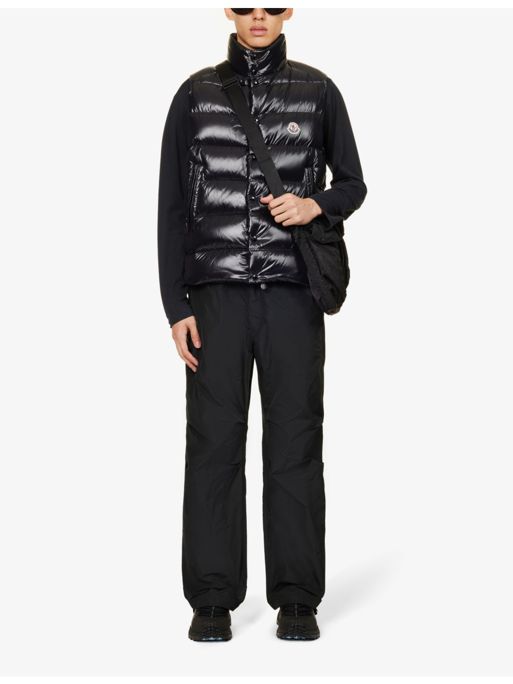 Tibb branded shell-down gilet - 2