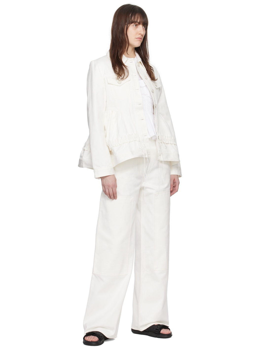 White Virginia Trousers - 4
