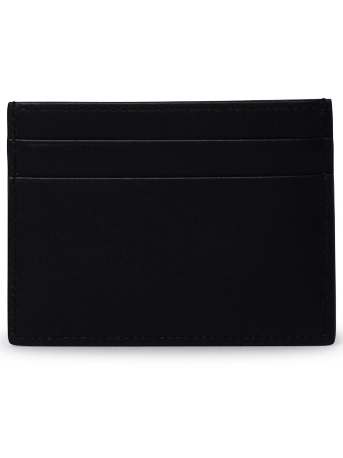 Dolce & Gabbana Black Leather Card Holder Women - 3