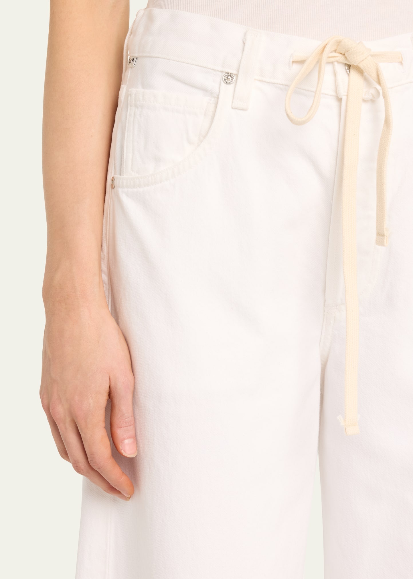 Brynn Wide-Leg Drawstring Trousers - 5