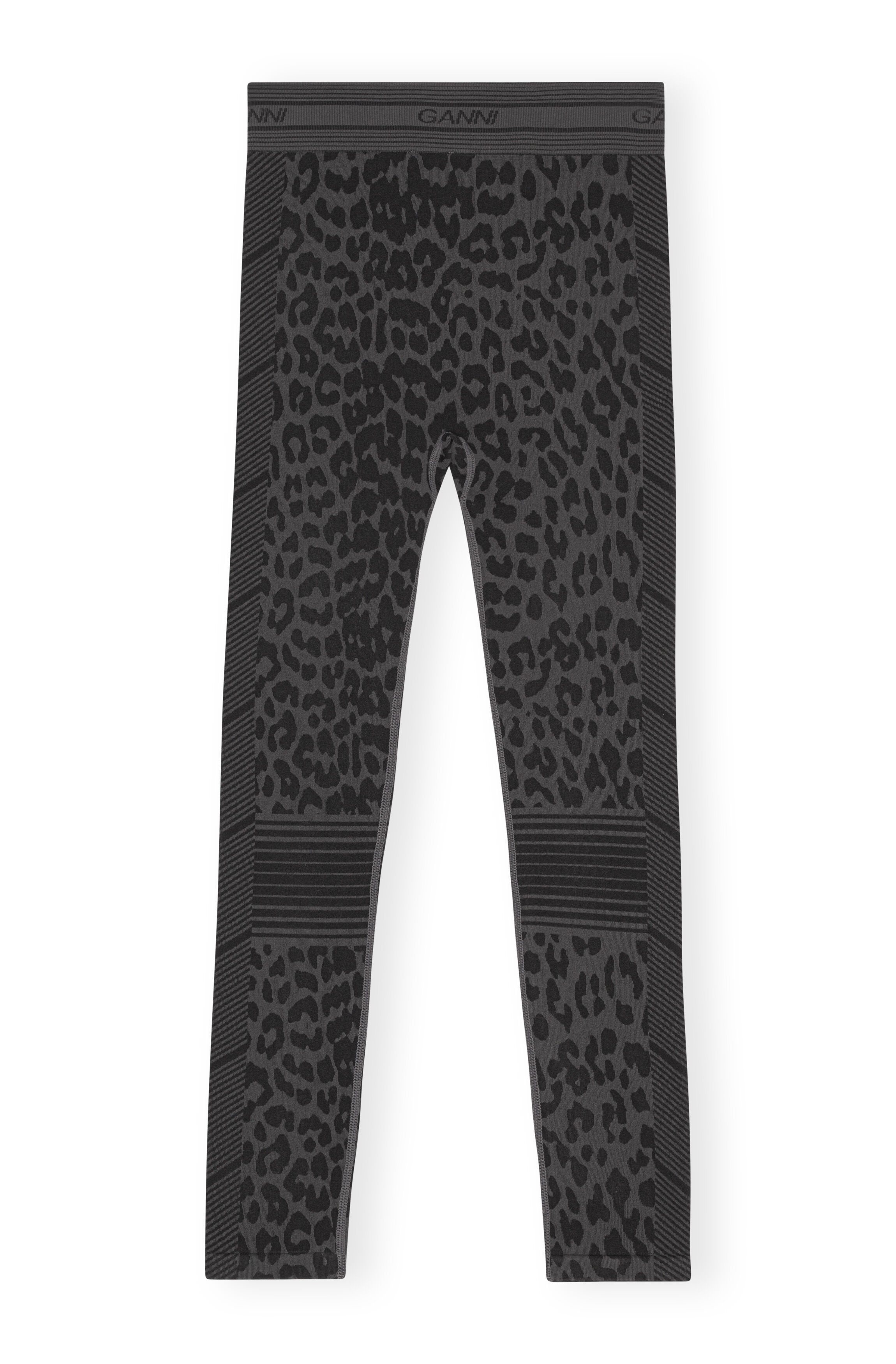 SEAMLESS JACQUARD LEGGINGS - 5