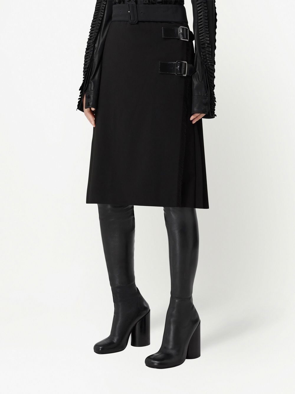belted midi skirt - 3