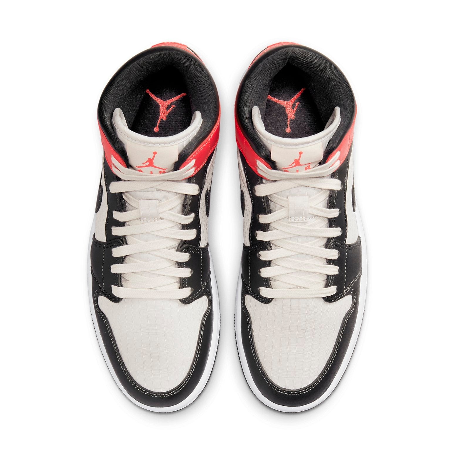 (WMNS) Air Jordan 1 Mid SE 'Newsprint' DQ6078-100 - 4