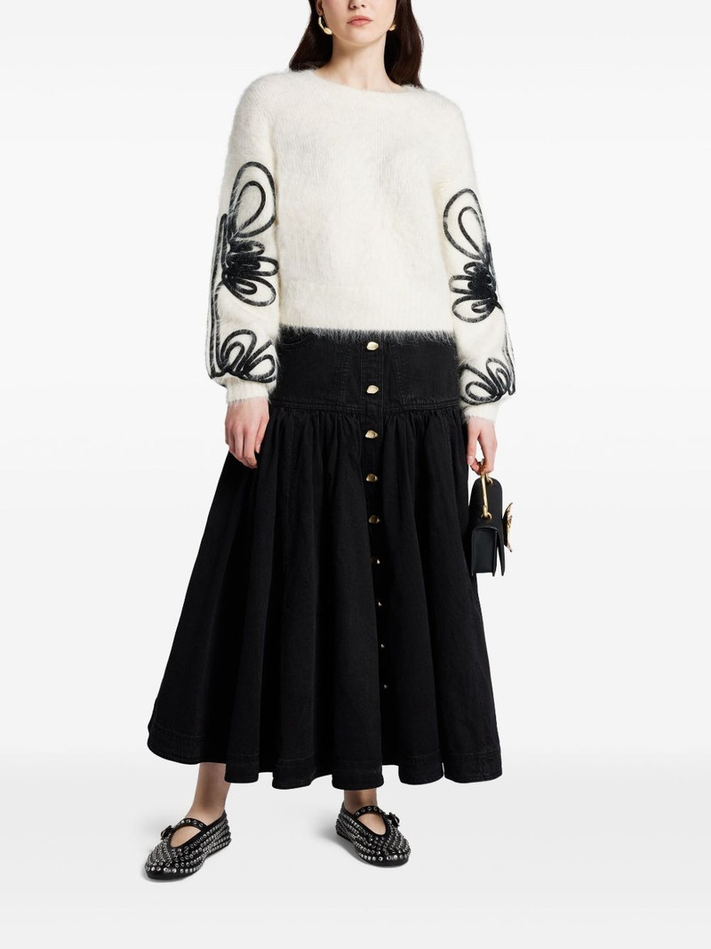 Aje. embroidered-design jumper outlook