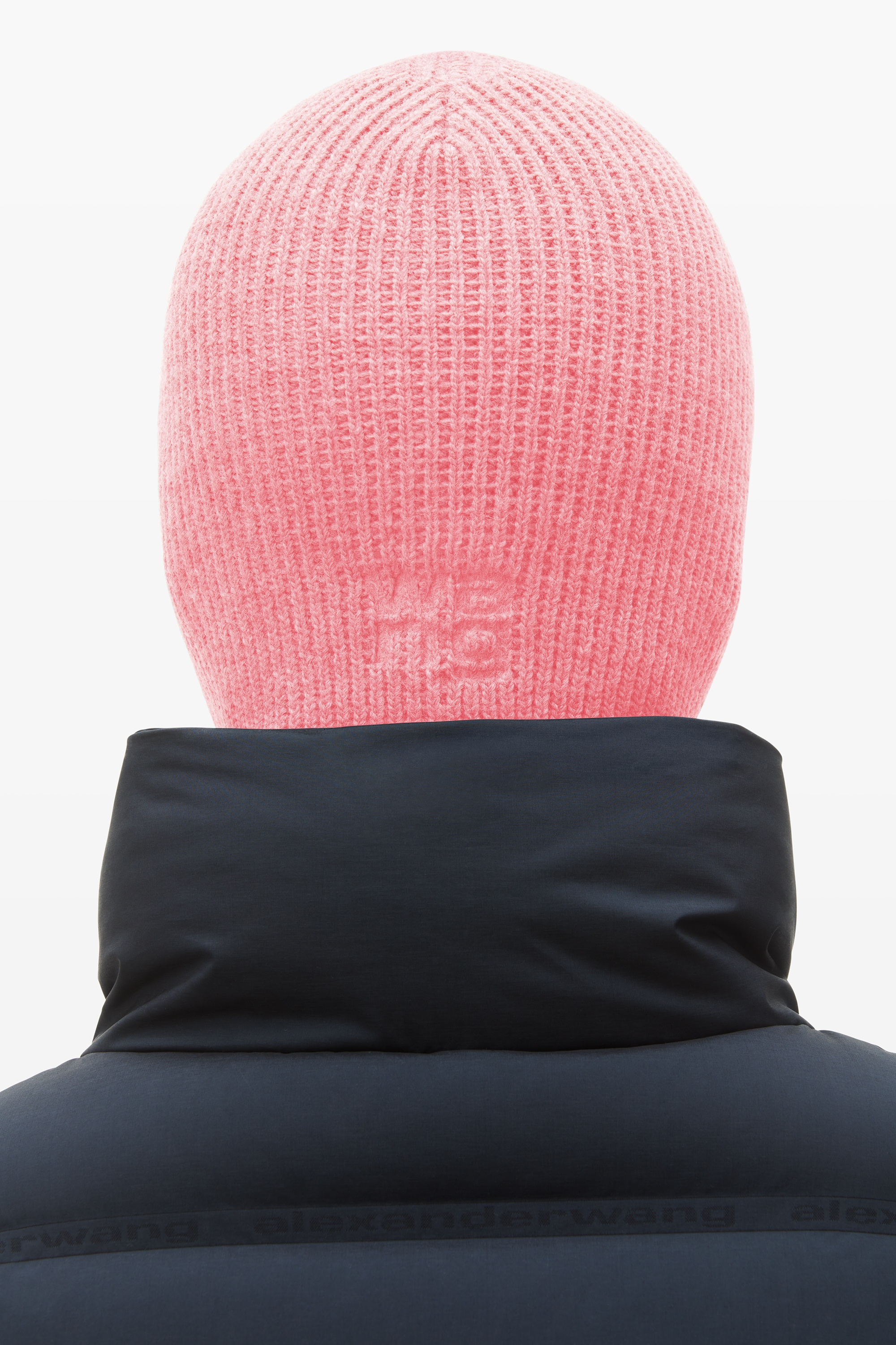 Alexander Wang Deboss Beanie in Prism Pink