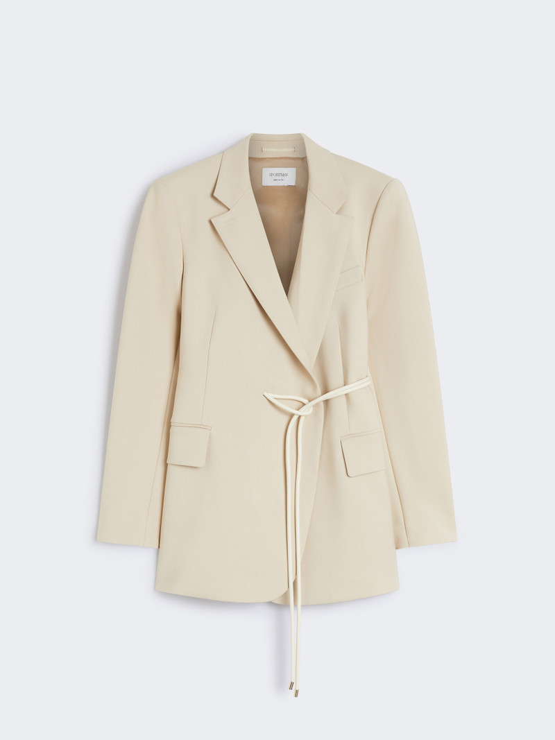 GLASSA Belted blazer 1