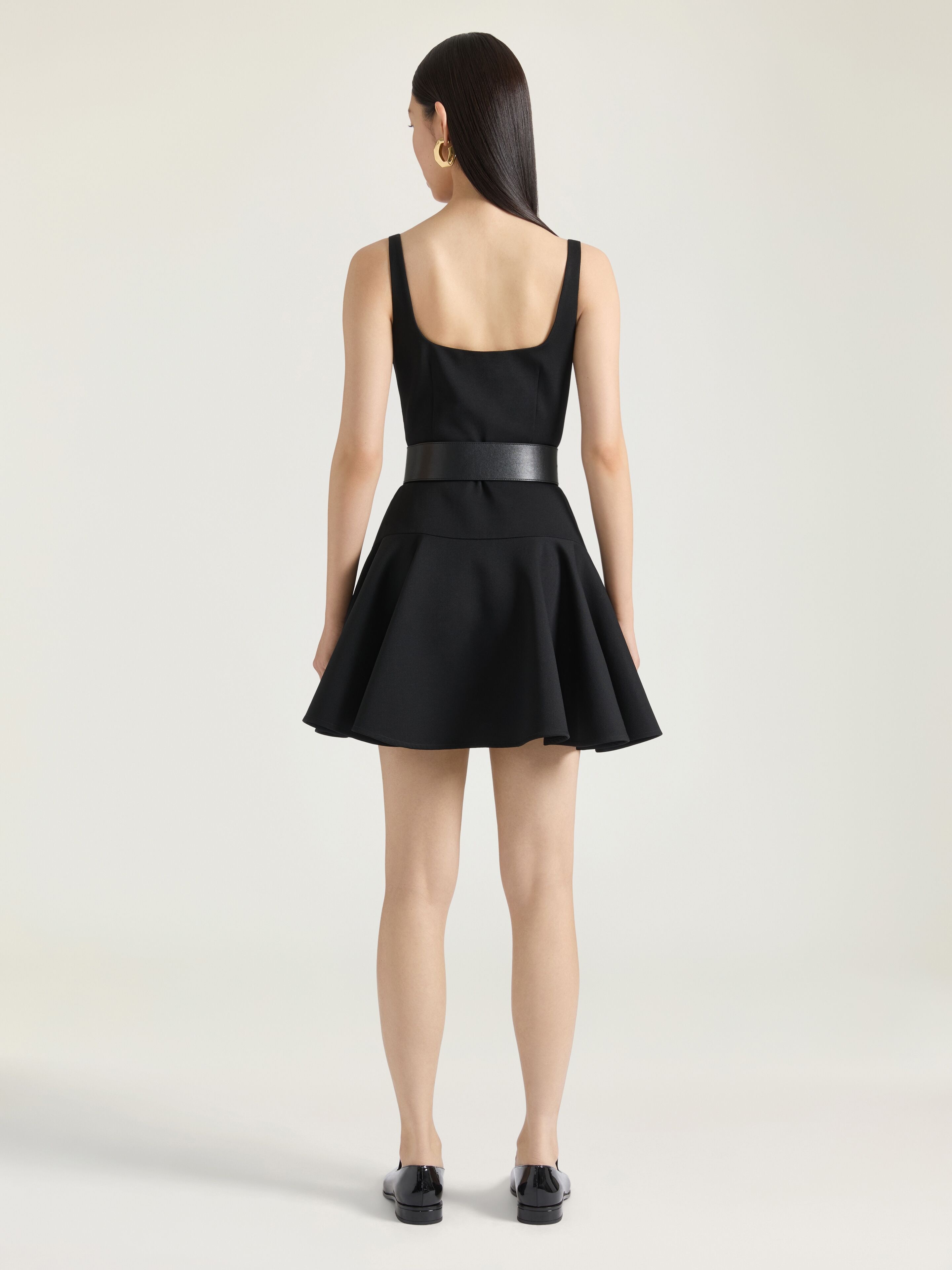 FLUTED MINI DRESS - 4