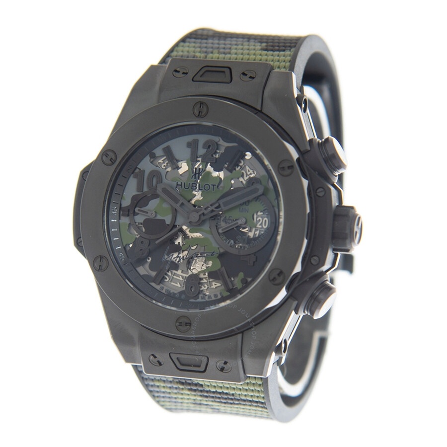 Hublot Big Bang Camo Yohji Yamamoto Chronograph Automatic Green Dial Men's Watch 411.CI.0114.RX.YOY2 - 3
