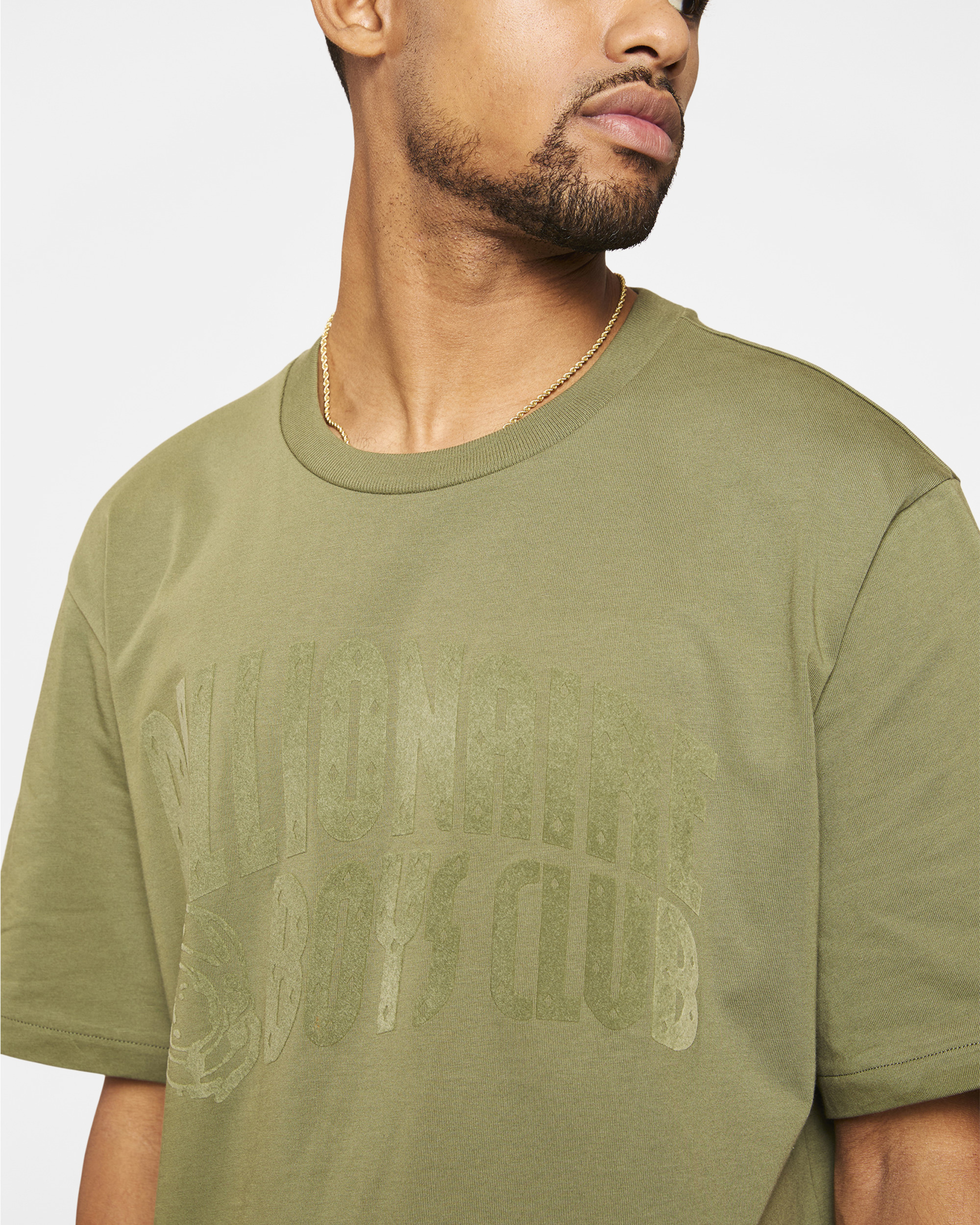 FLOCKED LOGO TEE - 4