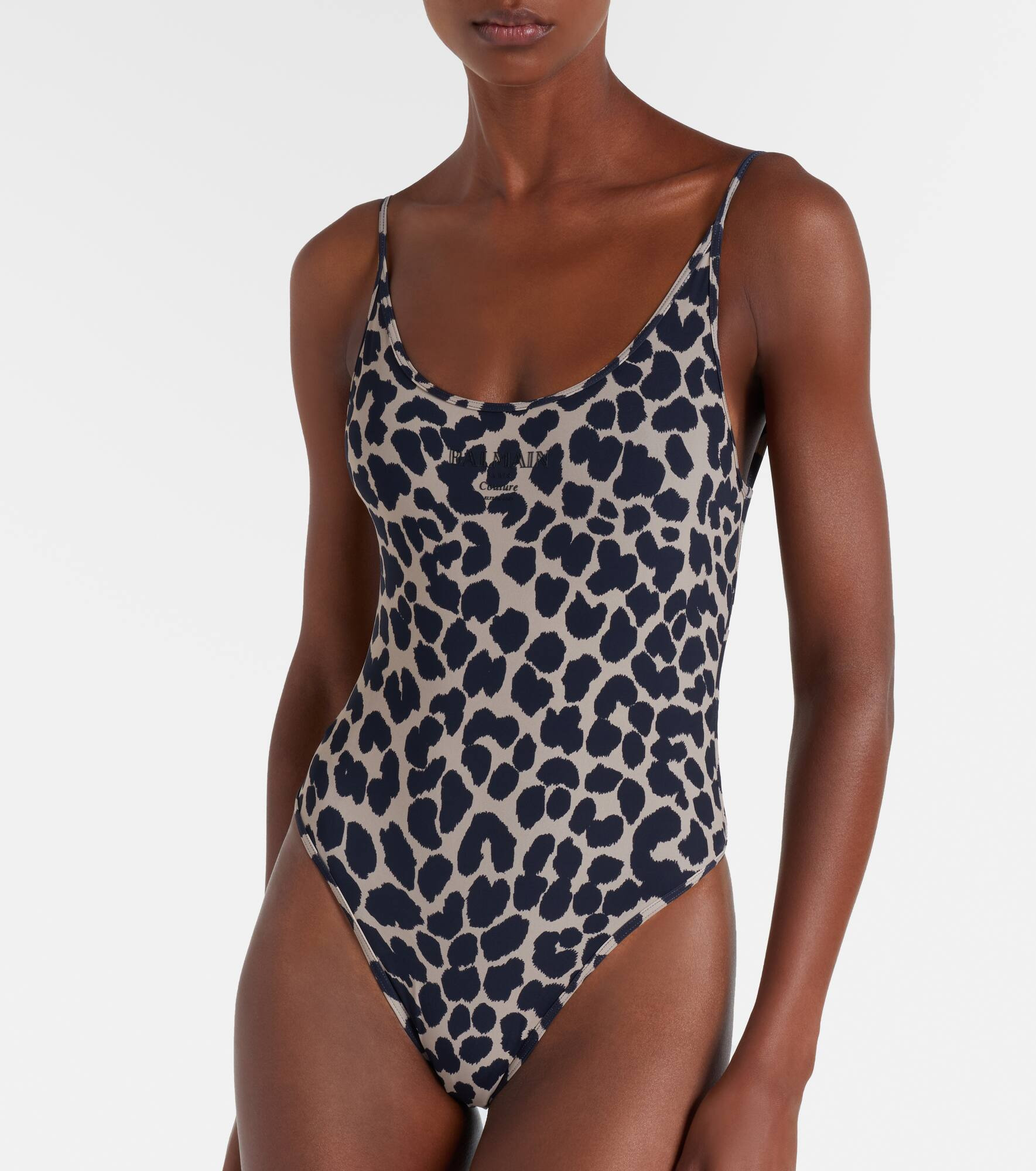 Cutout leopard-print swimsuit - 2