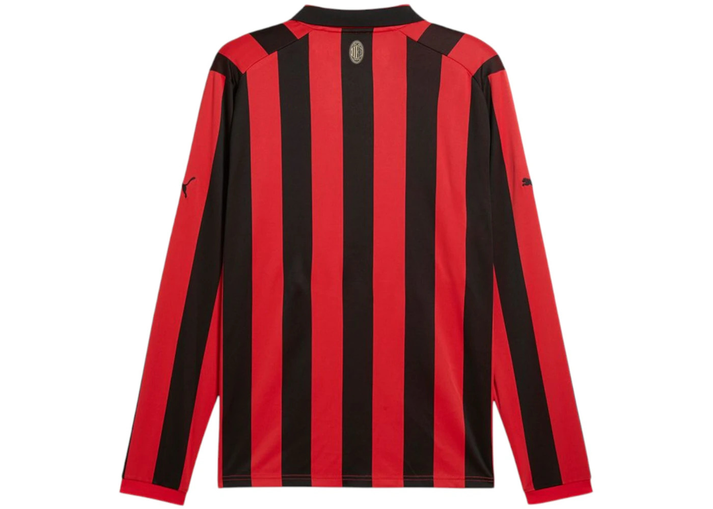 Puma AC Milan 125th Anniversary Authentic Long Sleeve Jersey Black/Red - 2