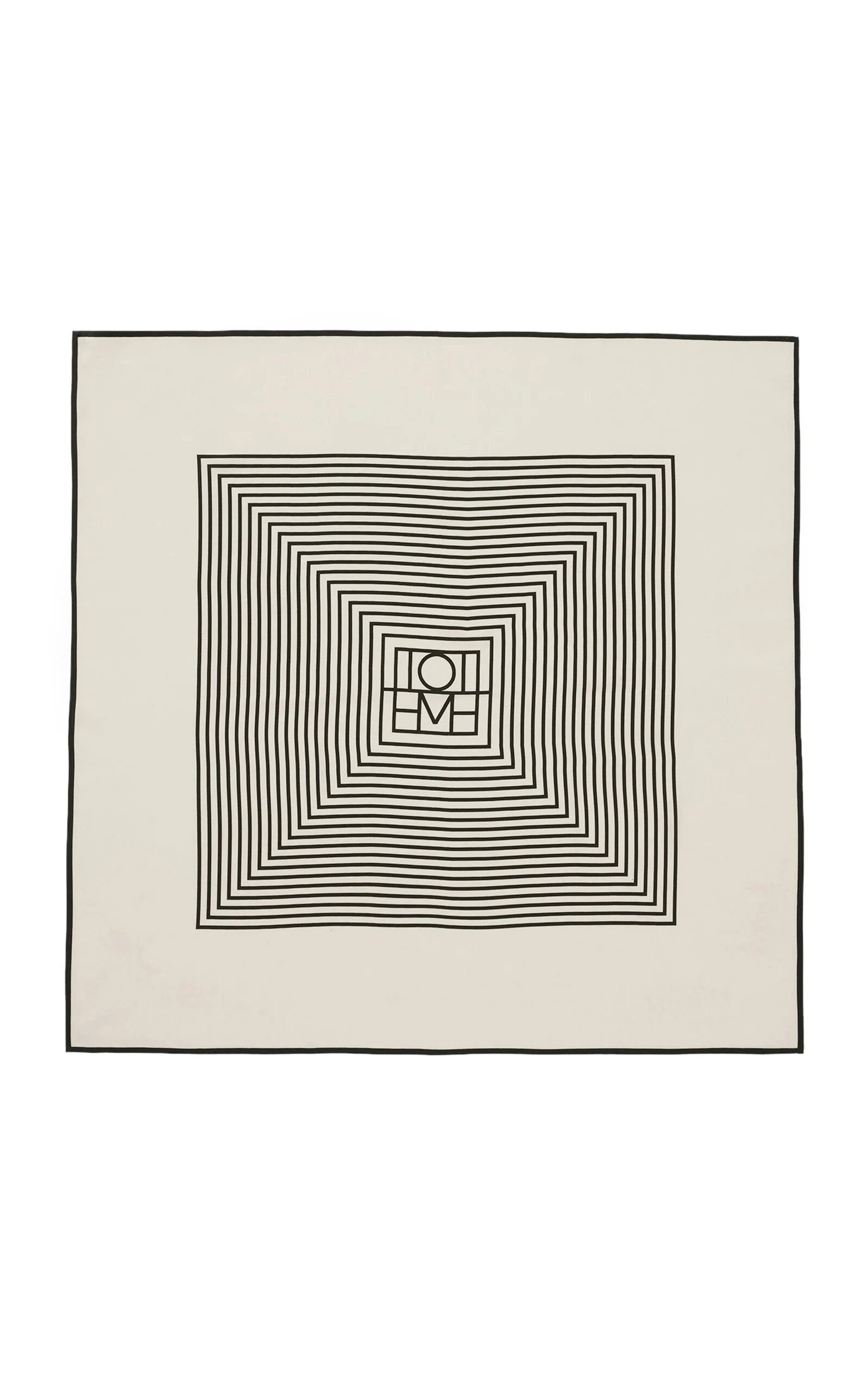 Monogram Silk Scarf ivory - 1