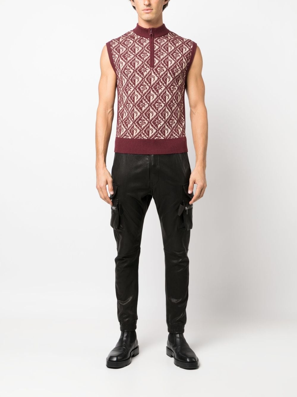 Moon Diamant knit vest - 2