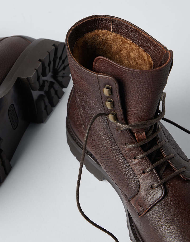 Deerskin boots with shearling lining 3