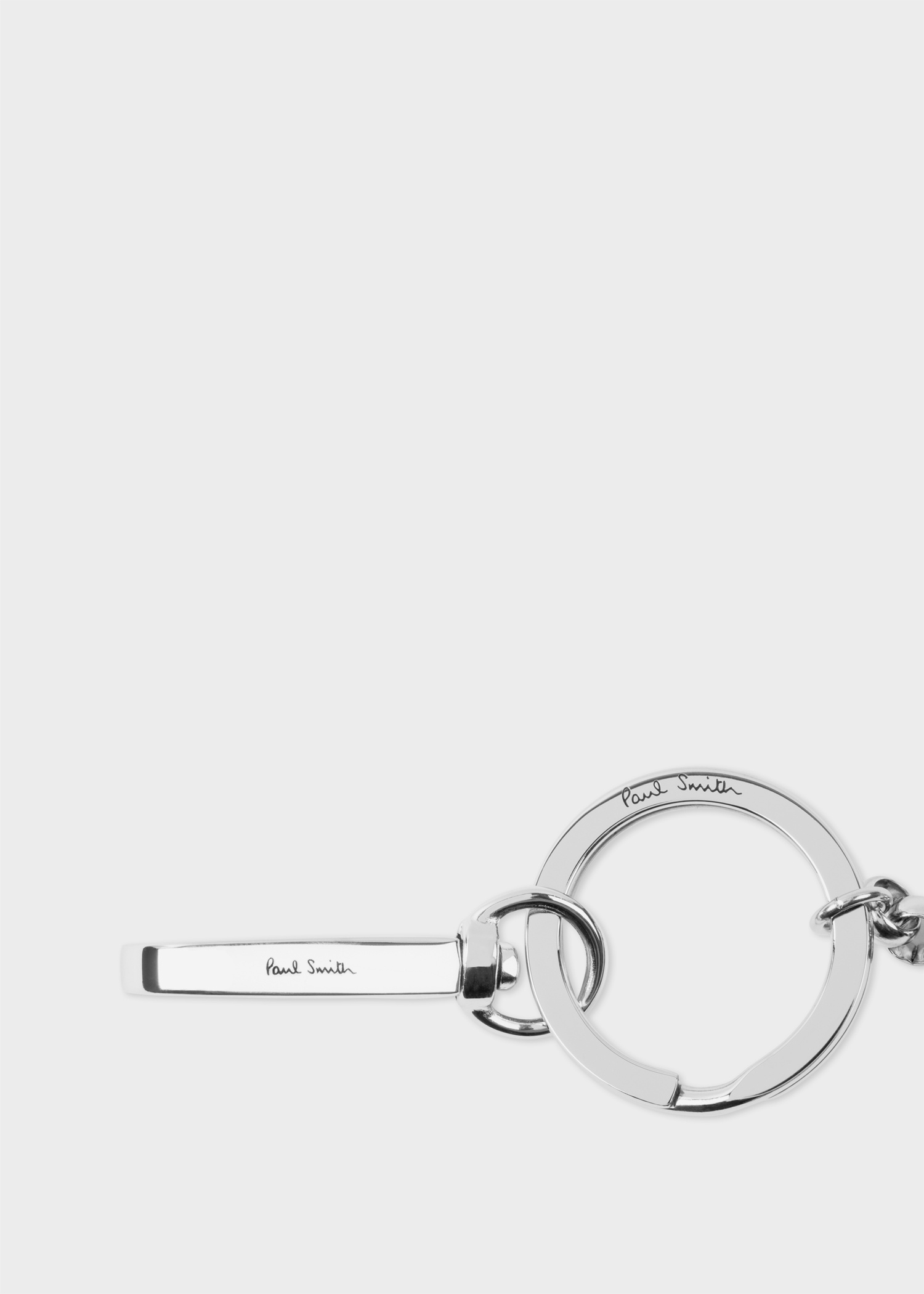 Silver Artist Stripe 'Mini' Keyring - 3