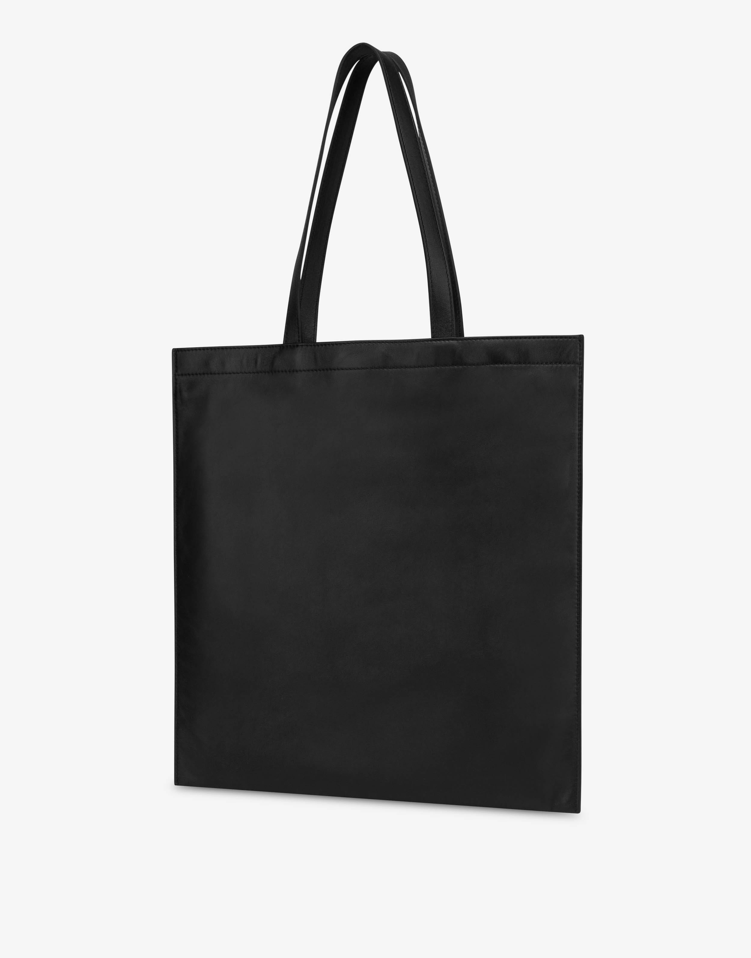 DOUBLE SMILEY® LOGO NAPPA SHOPPER - 2