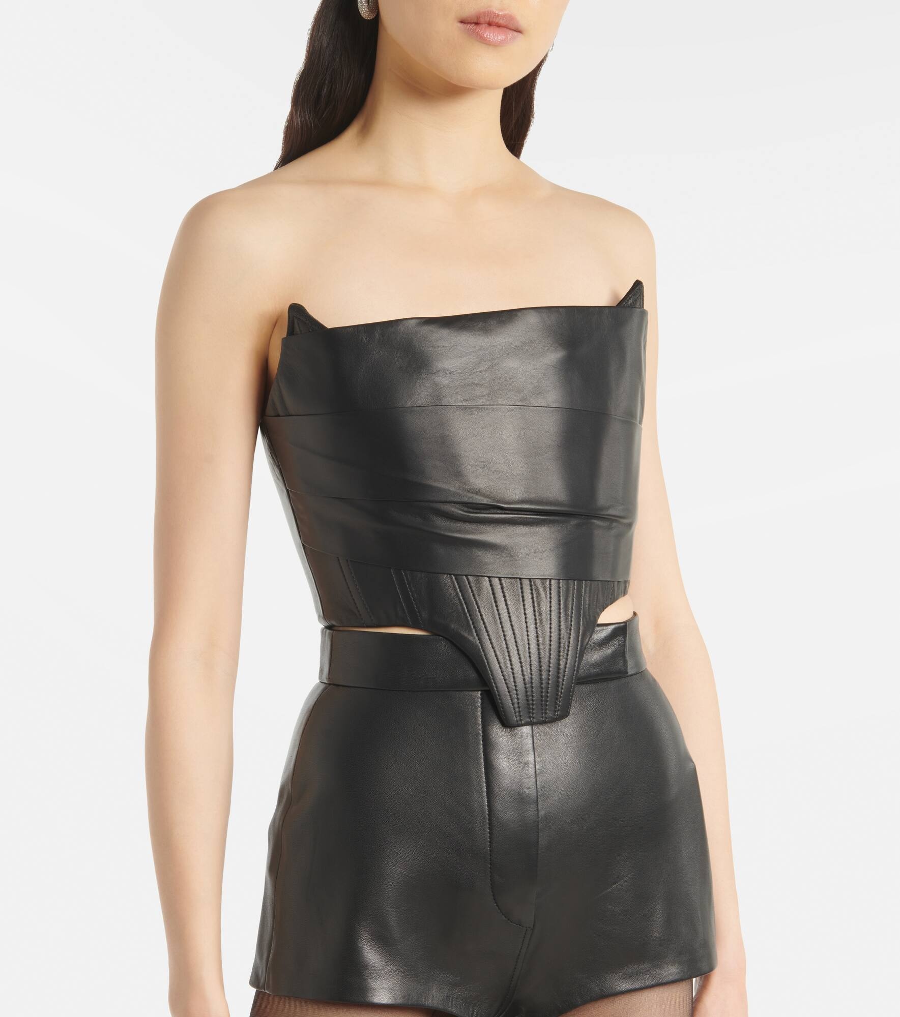 Leather corset - 5