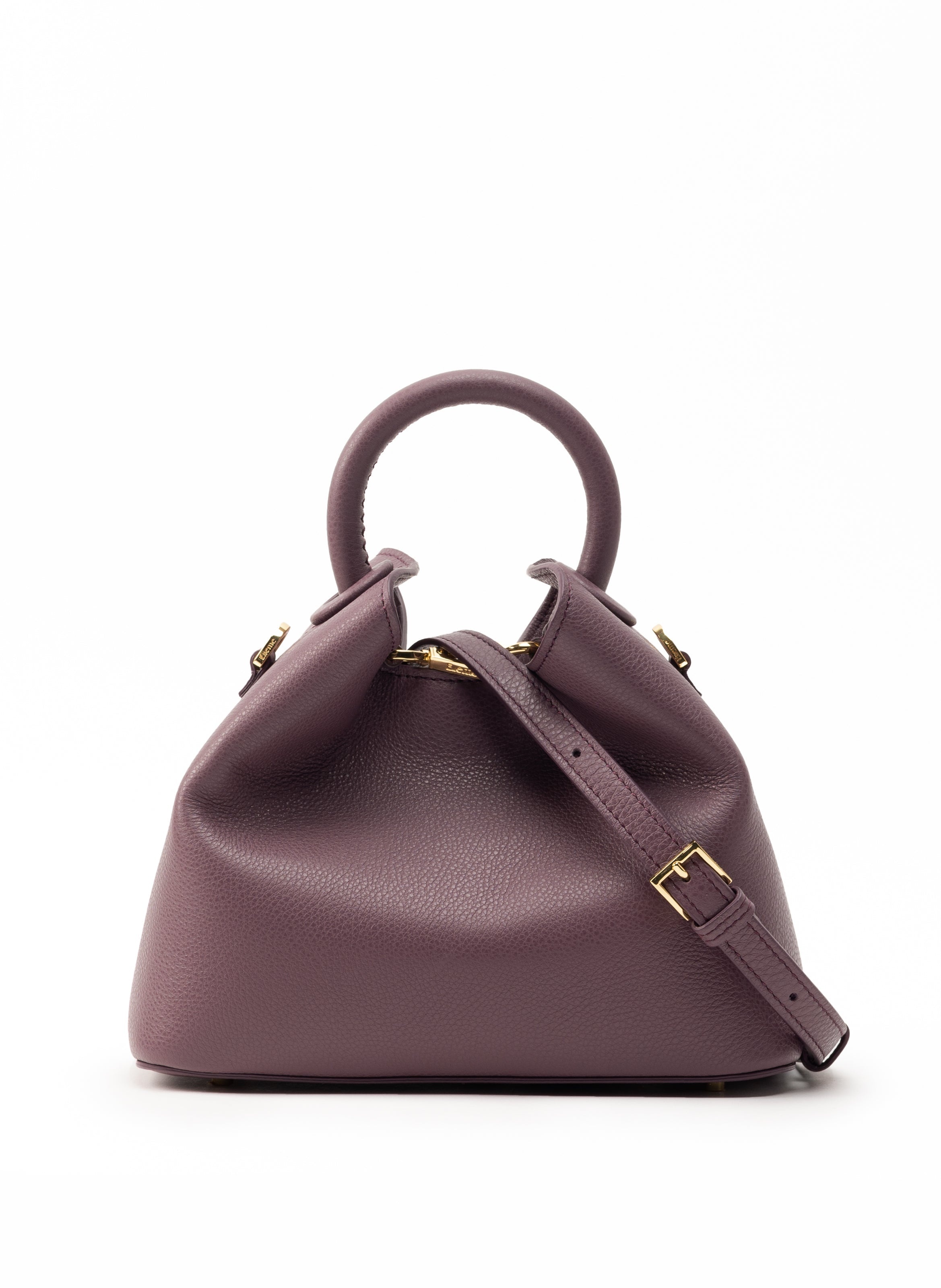 Baozi Pebbled Leather Blackberry - 3