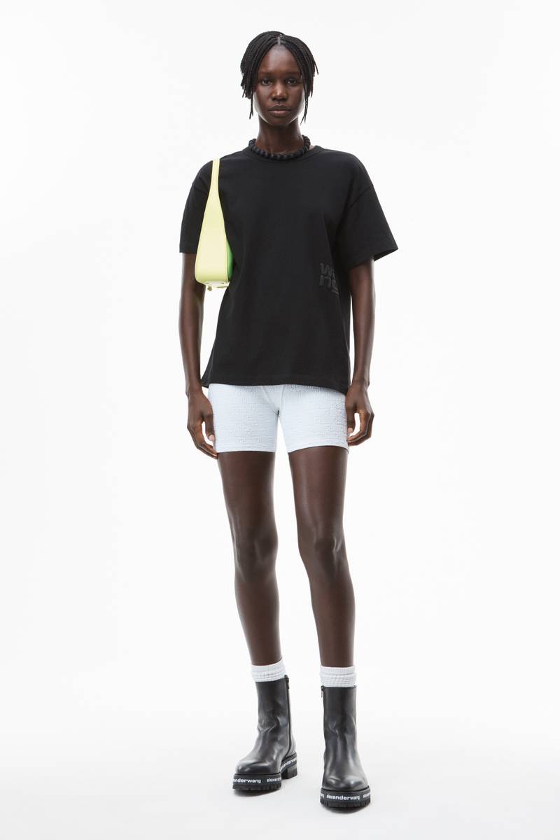 Alexander Wang PUFF LOGO TEE IN COTTON outlook