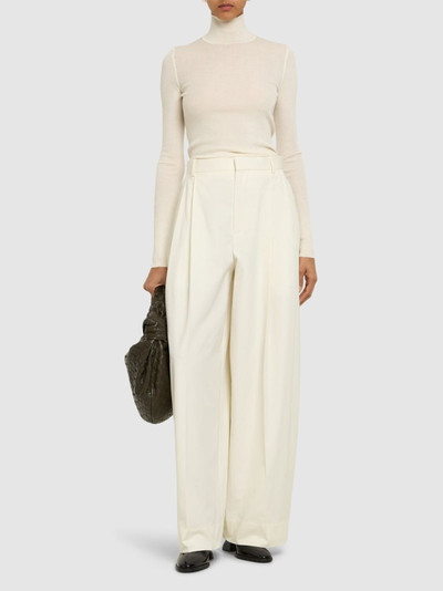 Bottega Veneta Light cotton twill tapered pants outlook