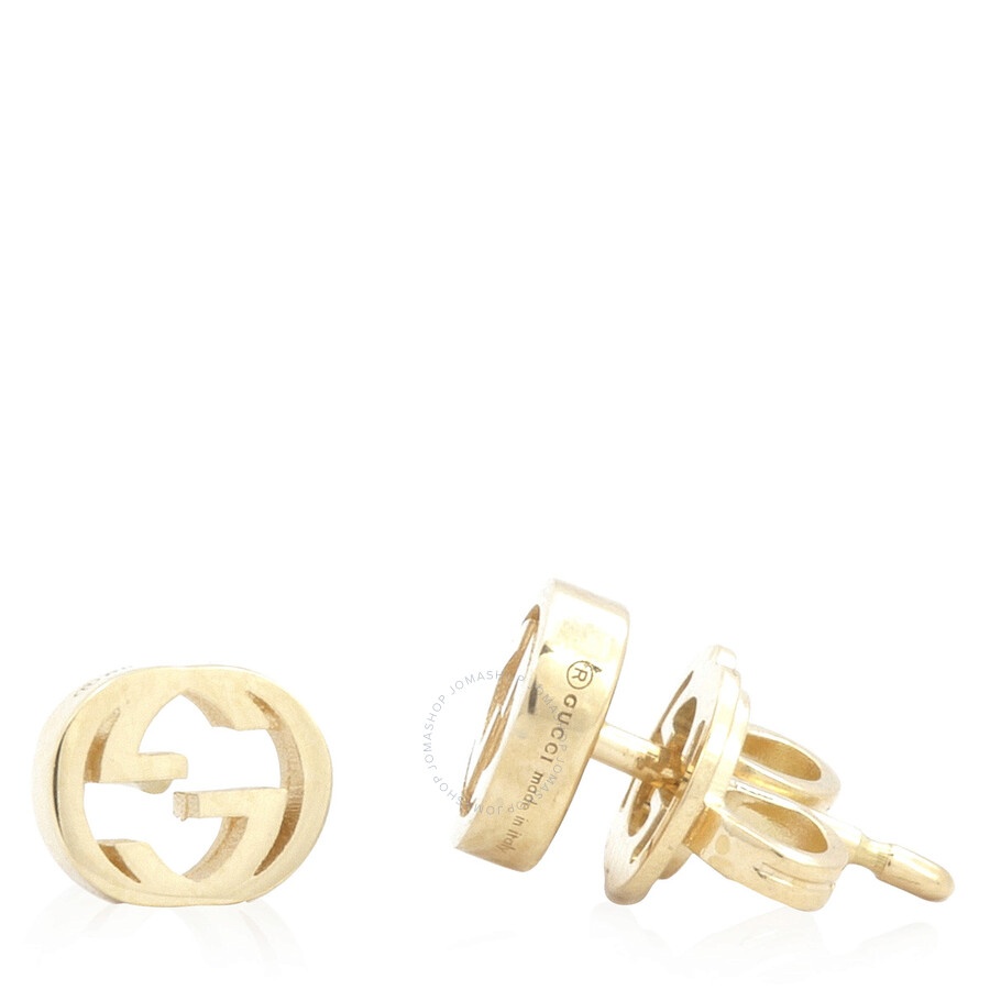 Gucci Interlocking G gold earrings - 3