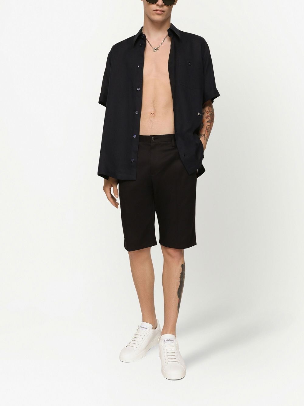 pressed-crease tailored shorts - 2