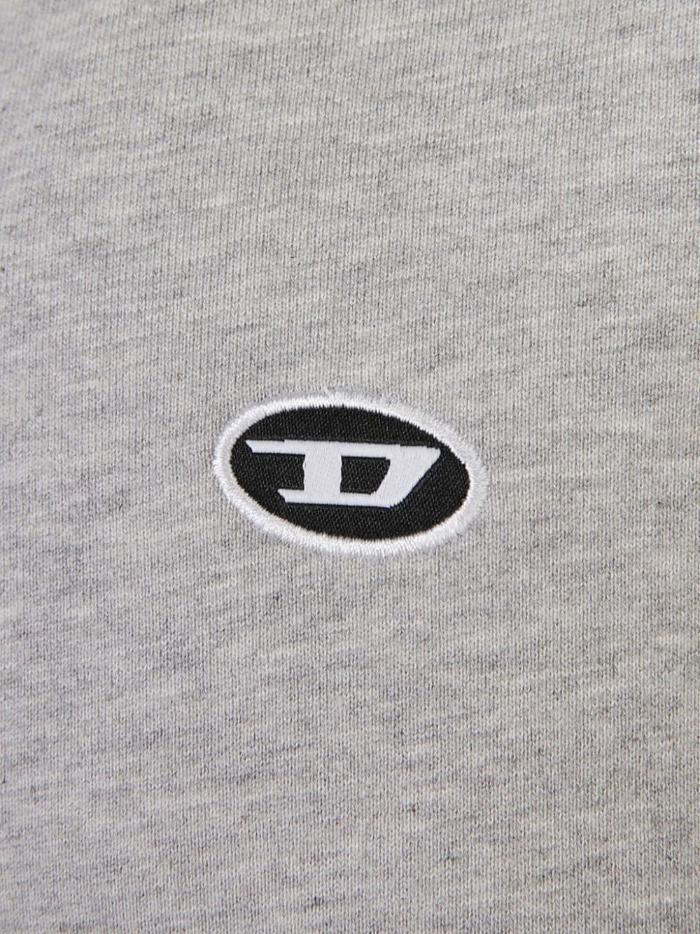 logo patch drawstring hoodie - 3