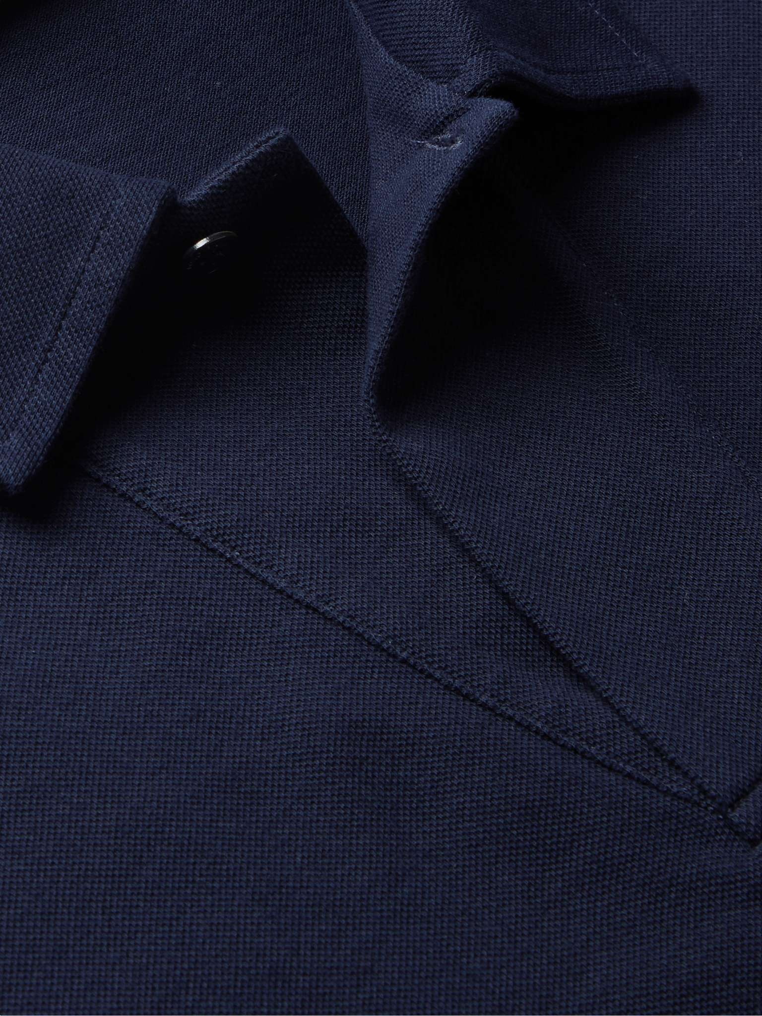 Cotton-Piqué Polo Shirt - 5