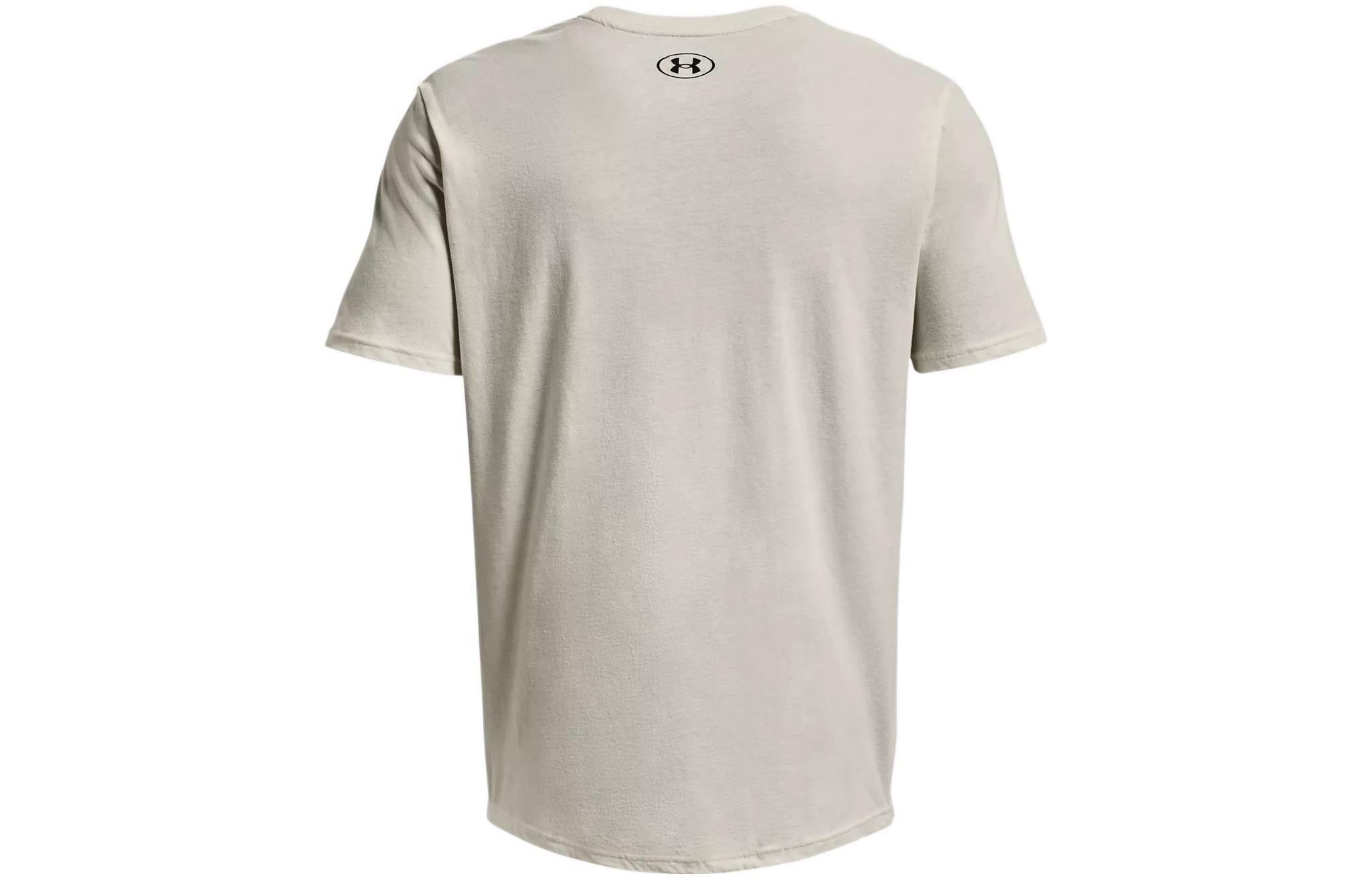 Under Armour Project Rock Brahma Bull Short Sleeve T-shirt 'Beige Black' 1361733-130 - 2