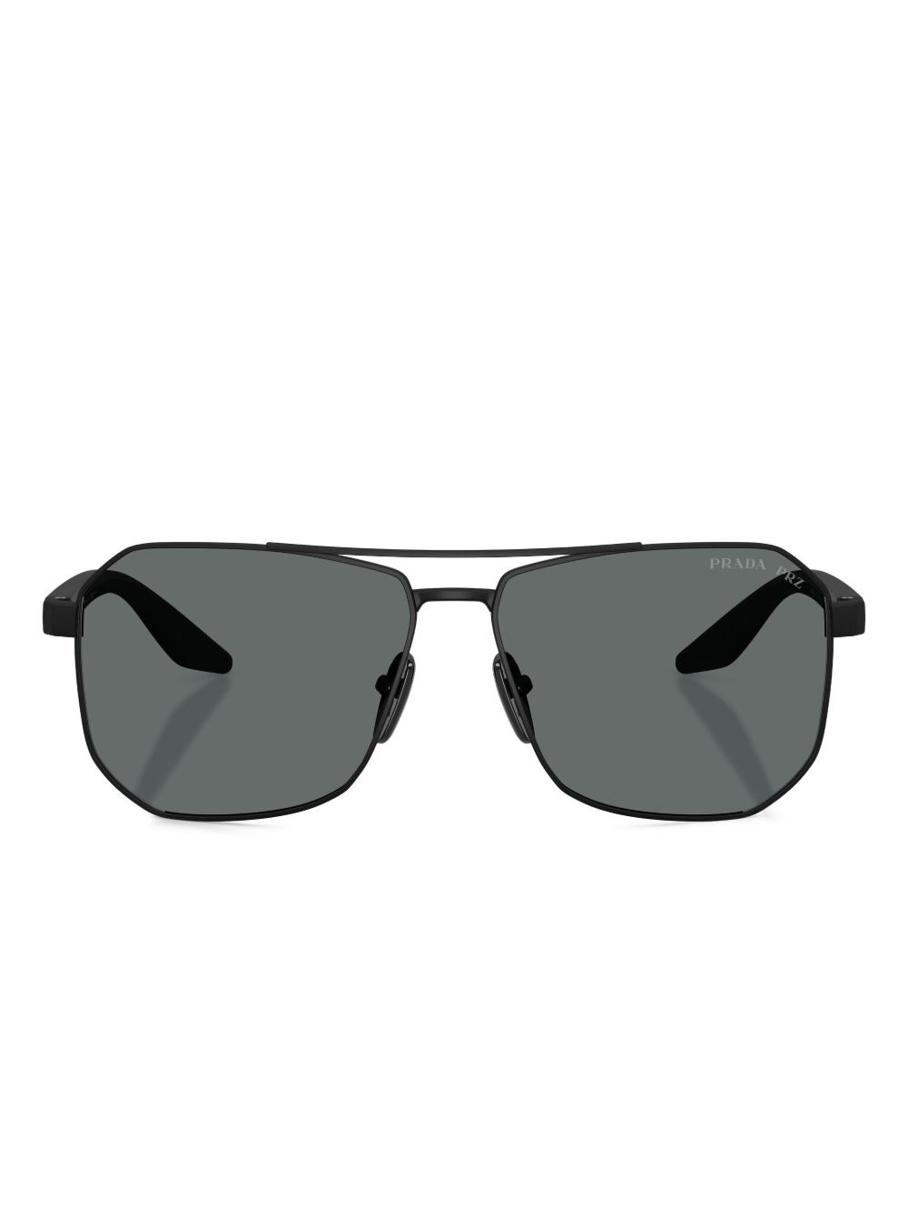 geometric-frame sunglasses - 1