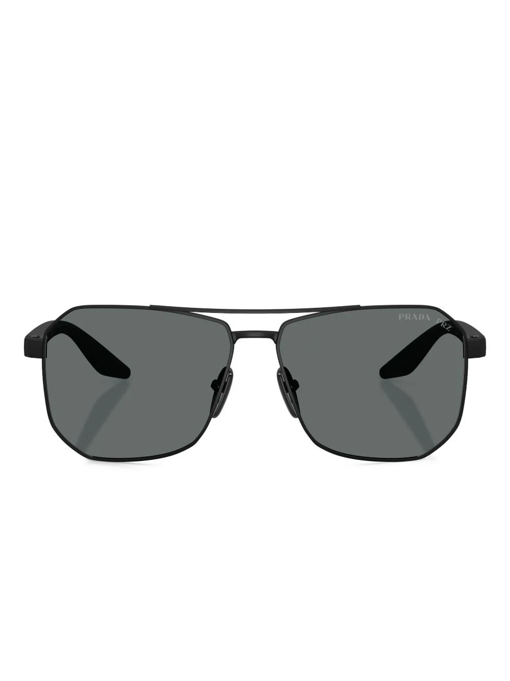 geometric-frame sunglasses - 1