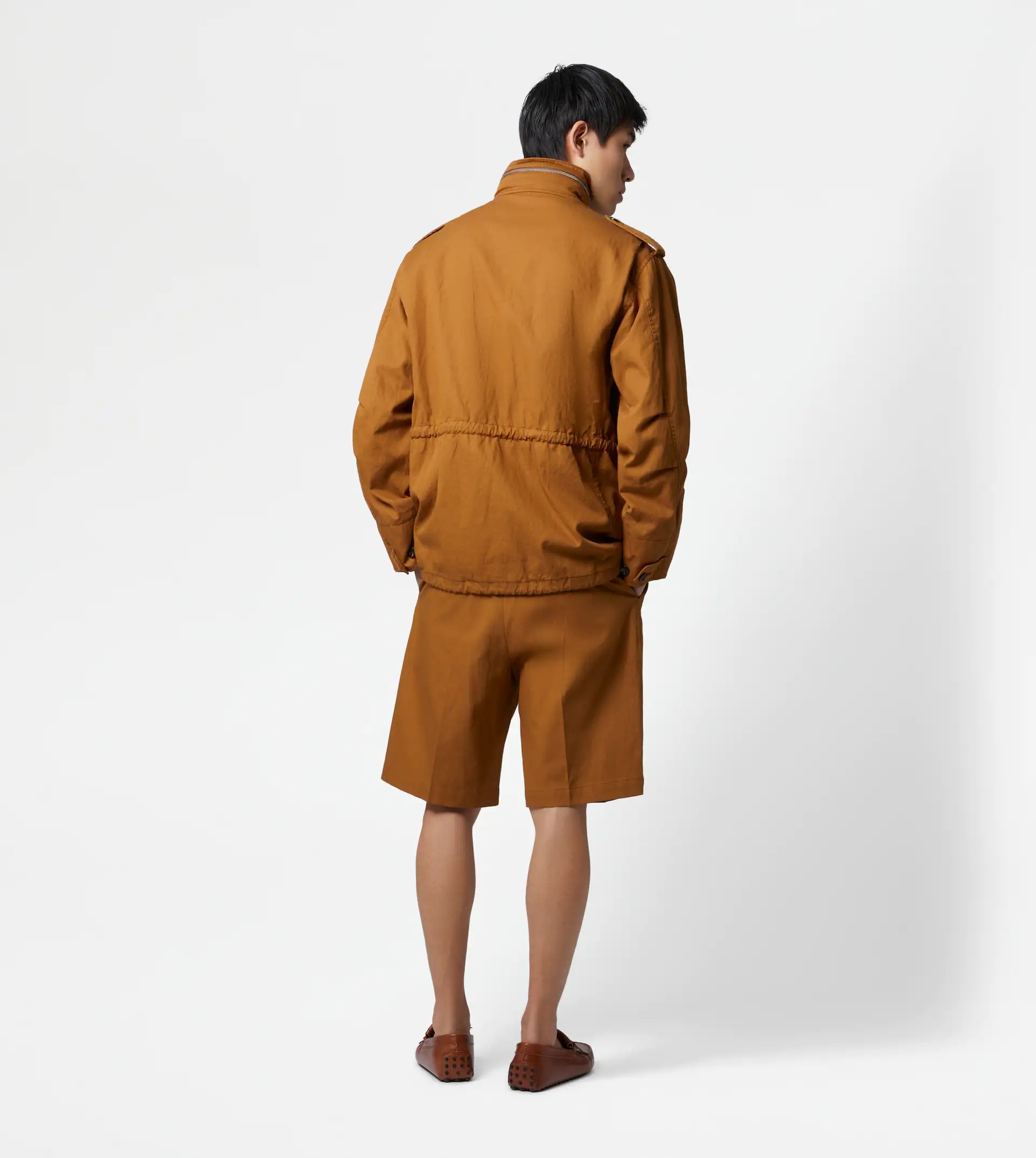 FIELD JACKET OVER - BROWN - 3