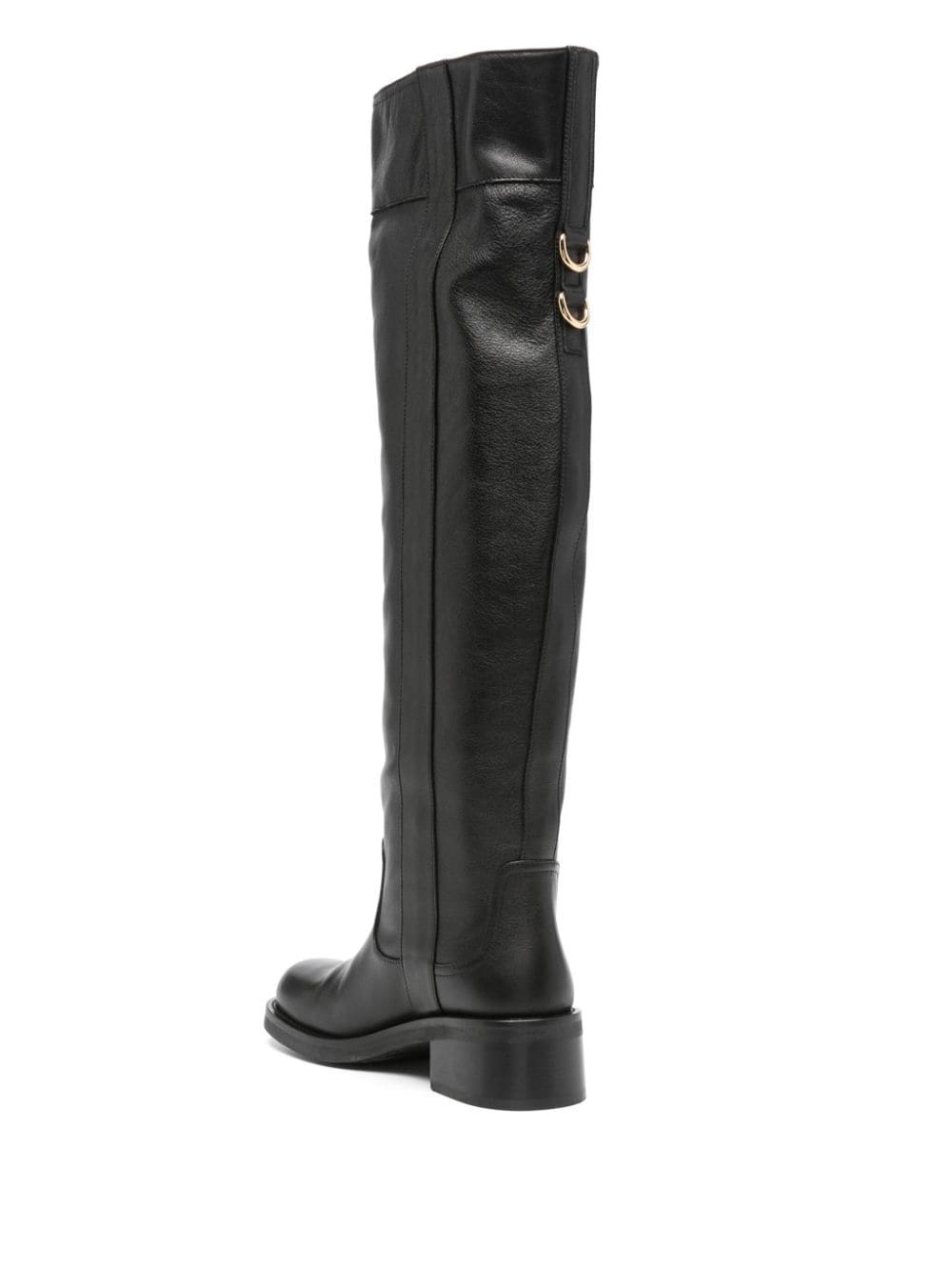 50mm stud-embellished knee boots - 3