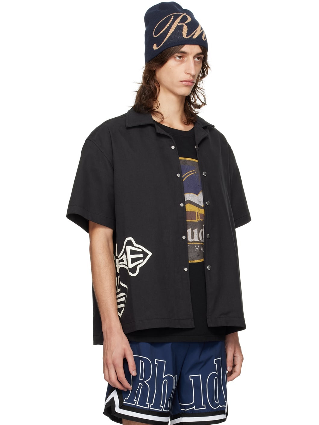 Black Cross Logo Shirt - 2