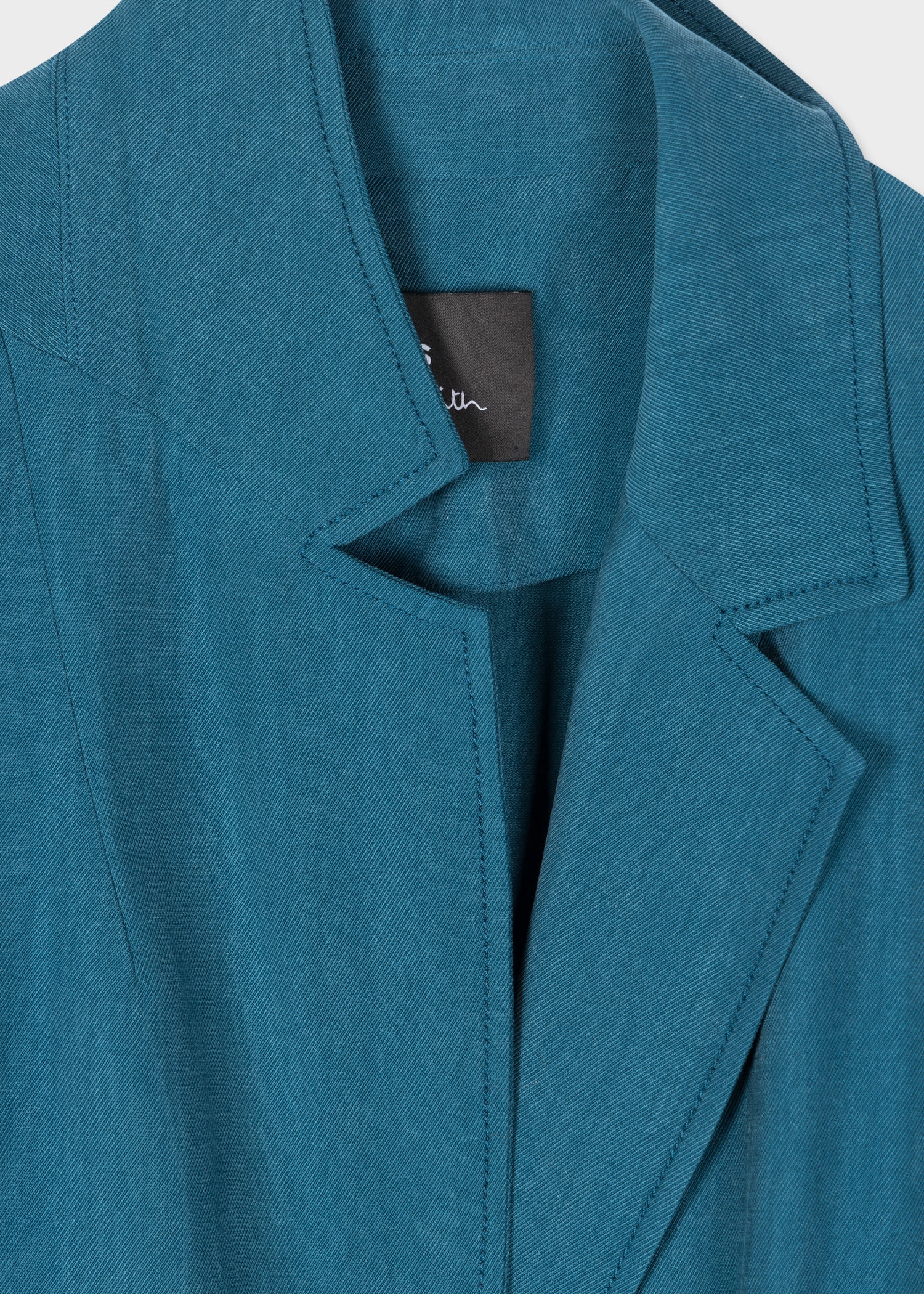 Teal Elasticated Waist Blazer - 3