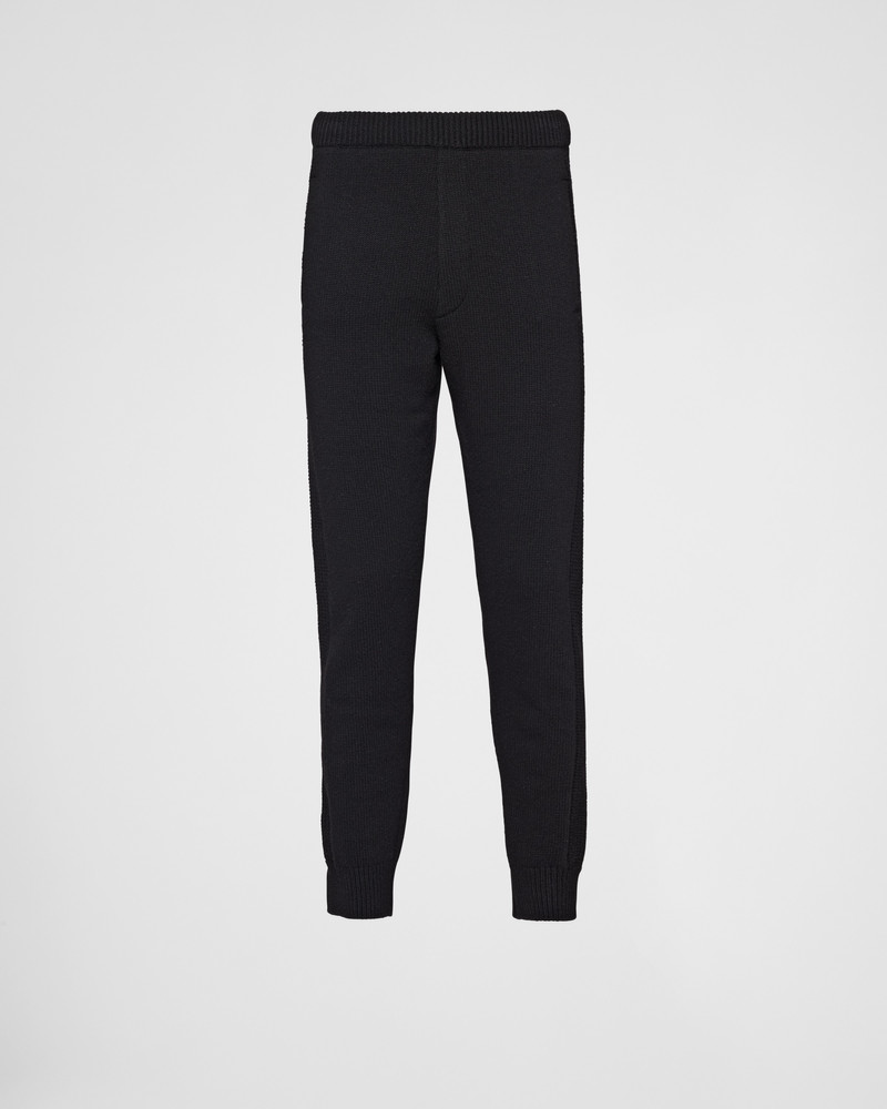Wool and cashmere pants - 1