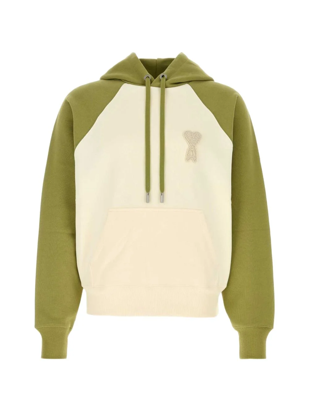 two-tone cotton sweatshirt - 1