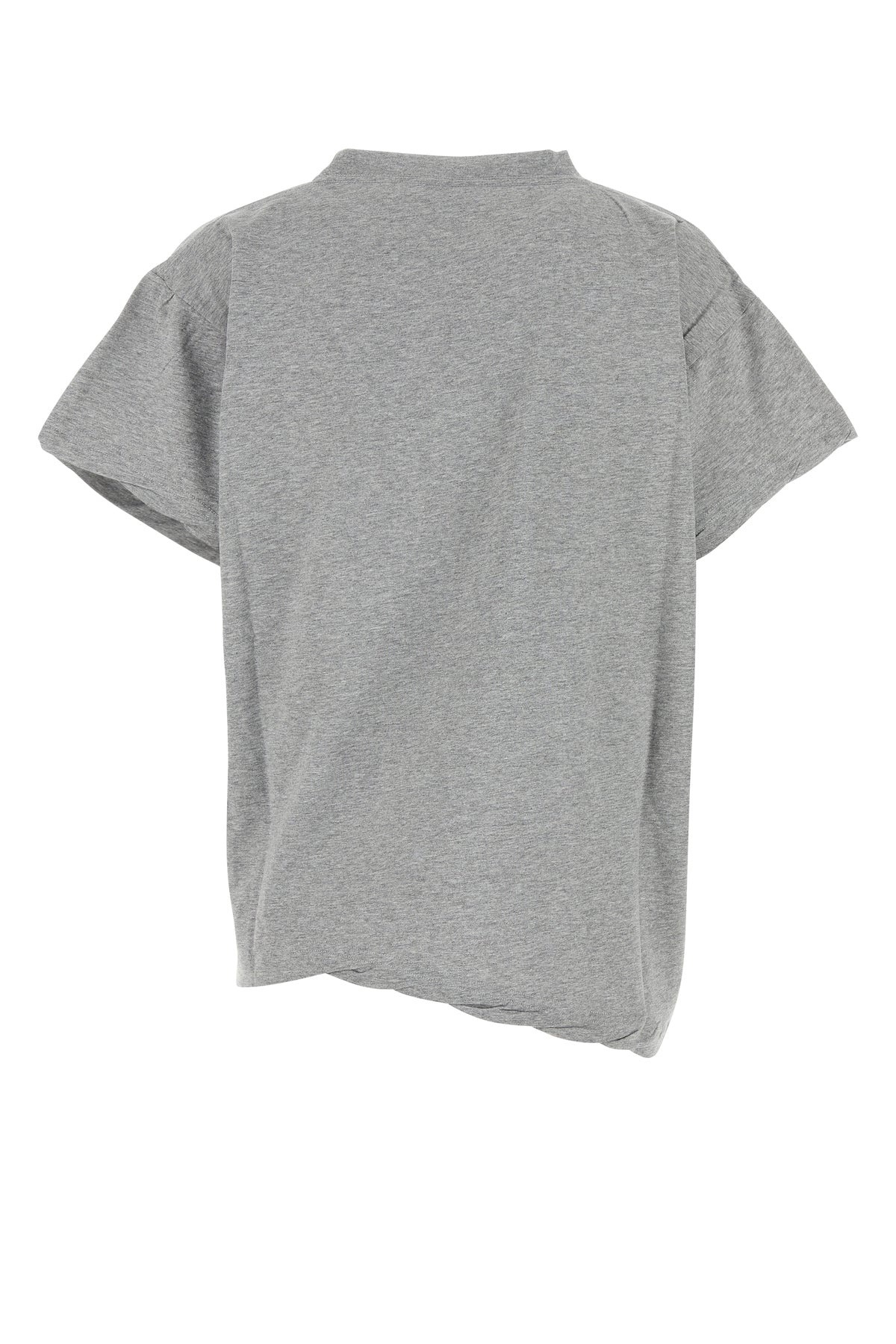 Grey cotton oversize t-shirt - 2