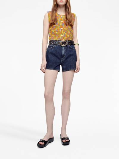 RE/DONE mid-rise denim shorts outlook