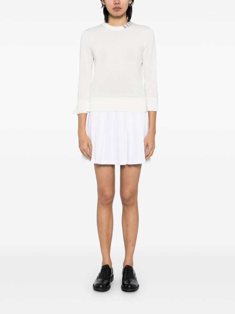 Thom Browne 4-Bar stripe intarsia jumper outlook