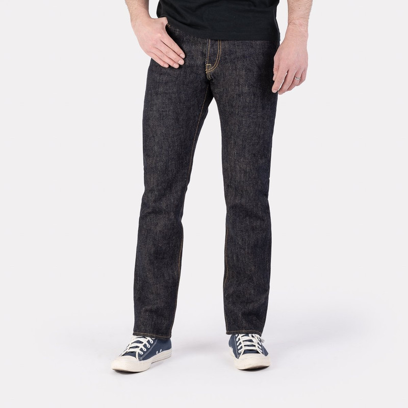 Iron Heart IH-888-SST 21oz Shinayaka Selvedge Denim Medium/High Rise Tapered Cut Jeans - Indigo outlook