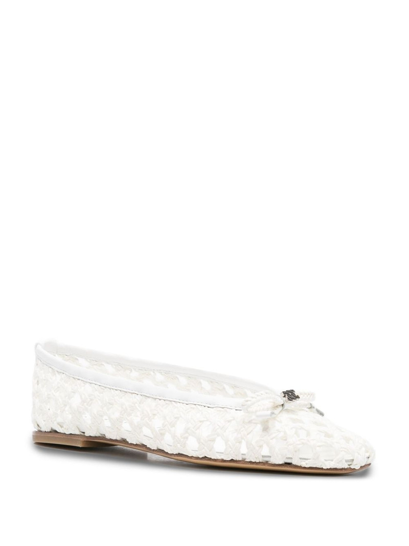 CASADEI Versilia textured ballet flats outlook