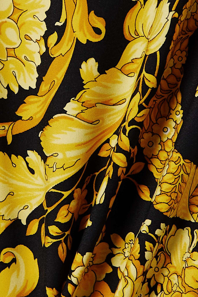 Printed stretch-jersey leggings 4