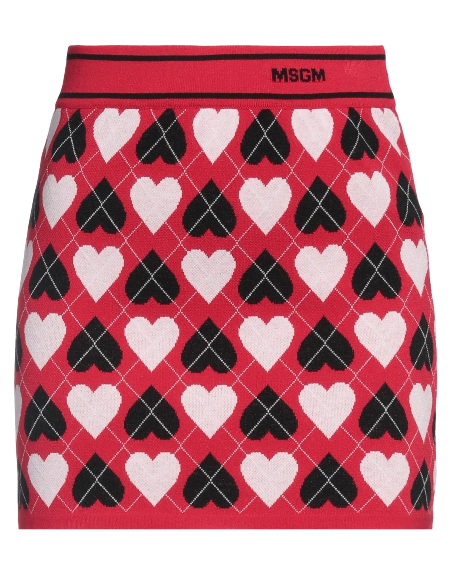 Red Women's Mini Skirt - 1