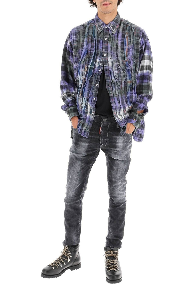 NEEDLES 'REBUILD' PATCHWORK FLANNEL SHIRT NEEDLES outlook